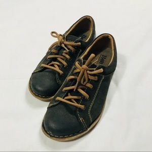 BORN leather upper tie shoe 7.5 brown
